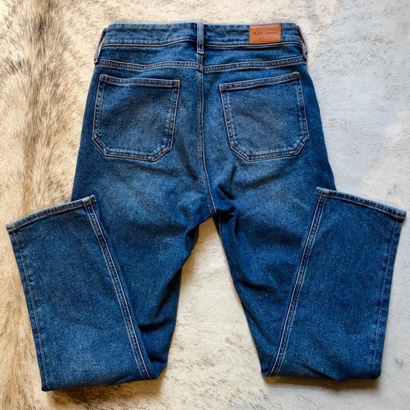 M.i.h Niki High-Rise Straight Cropped Jeans Sz 26 - Picture 5 of 5